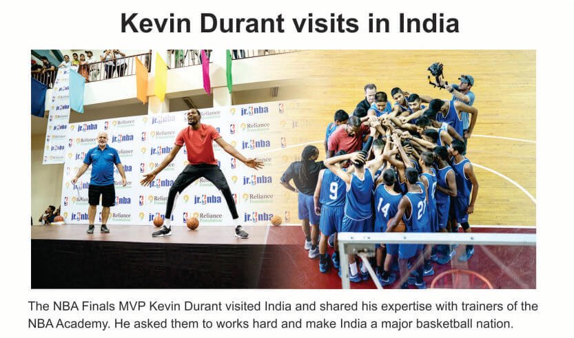 Kevin Durant Visits In India.