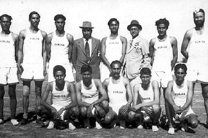 Punjab Men Basketball Team winner at 1951-Ludhiana.